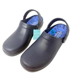 Martha Stewart Skechers Women’s Size 10 Work Riverbound  Shoes Clogs Navy NWT